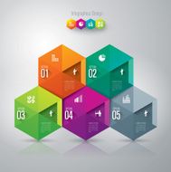 Infographics vector design template N199