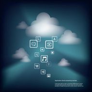 Cloud Computing Concept Vector Illustration N4