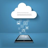 Cloud Computing Concept Vector Illustration N5