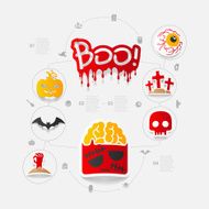 Halloween sticker concept N13