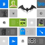Halloween sticker infographic N15