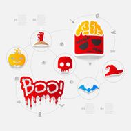 Halloween sticker concept N19