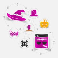 Halloween sticker concept N20