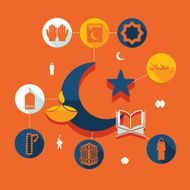 flat infographic Ramadan Kareem N11