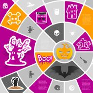Halloween sticker infographic N19