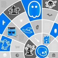 Halloween sticker infographic N20