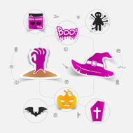 Halloween sticker concept N28