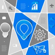 business geometric infographic N10