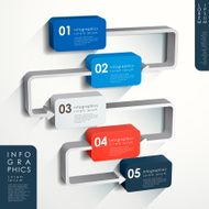 abstract flow chart infographics N14