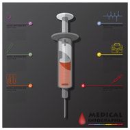 Syringe Medical And Health Business Infographic N2