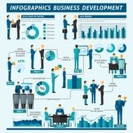 Businessmen Infographics Set