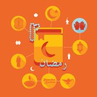 flat infographic Ramadan Kareem N14