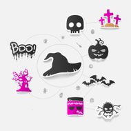 Halloween sticker concept N29