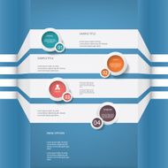 Infographics menu vector design with four options N4