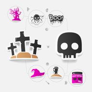 Halloween sticker concept N32