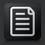Black Square Button with Paper Icon N2