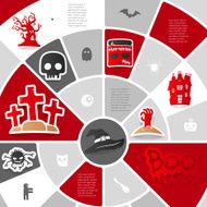 Halloween sticker infographic N30