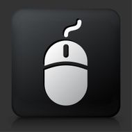 Black Square Button with Computer Mouse Icon N12