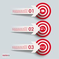 3 Paper Cut Arrow Targets
