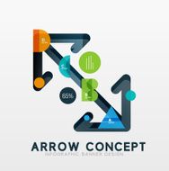 Geometric abstract diagram presentation design N5