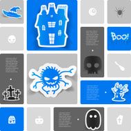 Halloween sticker infographic N33