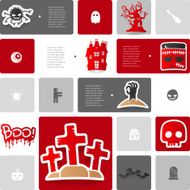 Halloween sticker infographic N34