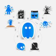 Halloween sticker concept N42