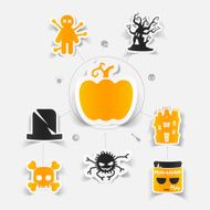 Halloween sticker concept N43