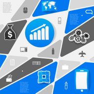 business geometric infographic N11