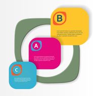 Simple vector with three-dimensional figures eps N2