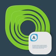 Simple vector with three-dimensional figures eps N5