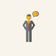 Business flat icon N6