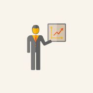 Business flat icon N9