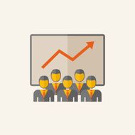 Business flat icon N12