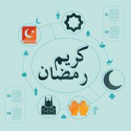 flat infographic Ramadan Kareem N19