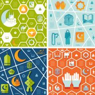 flat infographic Ramadan Kareem N21