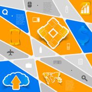 business geometric infographic N12