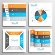 Set of Modern Infographics Elements N15