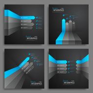 Set of Modern Infographics Elements N16
