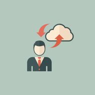 Cloud Computing Flat Icon N2