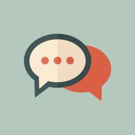 Flat Chat Icon