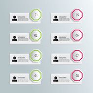 Infographic number template business N2