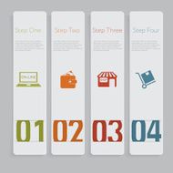 Infographic Design number banners template graphic or website layout N27