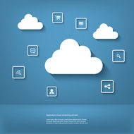 Cloud Computing Concept Vector Illustration N6
