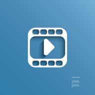Modern design website vector button