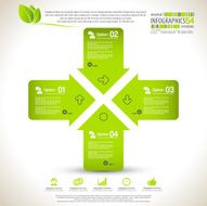 Minimal infographic template N28