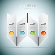 Gloss Ribbon Infographic