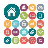 Flat icons vector collection N2