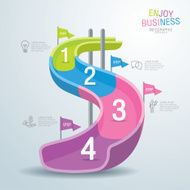 Info graphics vector design template N2