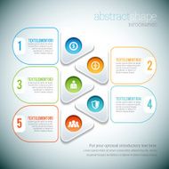 Abstract Shape Infographic